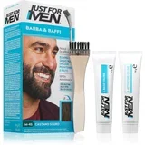 Men Moustache & Beard za moške M-45 Dark Brown 1 kos