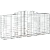  Lučne gabionske košare 25kom 300x50x120/140cm pocinčano željezo | shoptok.hr