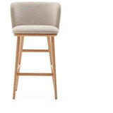 Kave Home Bež barska stolica (visine sjedala 65 cm) Ciselia – | shoptok.hr