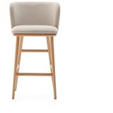 Kave Home Bež barski stol (višina sedeža 65 cm) Ciselia – | Shoptok.si