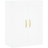  Visoka komoda bijela 69,5x34x180 cm konstruirano drvo | shoptok.hr