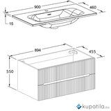  Kupatislki ormarić 90cm Werne Eckle | Eponuda.ba