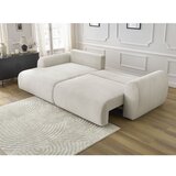 Bobochic Paris Krem sklopiva kutna garnitura od samta (s lijevim kutom) Lucien – | shoptok.hr
