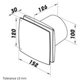  Dalap 41017 - Aksijalni ventilator sa tajmerom i senzorom 100 BFAZW 16W/230V | Eponuda.com