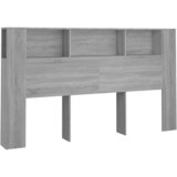 Maison Chic vzglavna omarica - nočna omarica - posteljna omarica siva sonoma 180x18,5x104,5 cm, (21705756) Cene