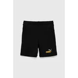 Puma Otroške kratke hlače ESS+ 2 Col Shorts TR B črna barva