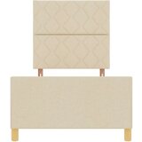vidaXL Postelja Krem 90x200 cm Tkanina, (22048957) | Shoptok.si