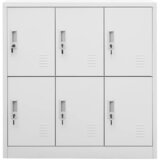  Ormarići s ključem 5 kom svjetlosivi 90 x 45 x 92,5 cm čelični | Eponuda.com