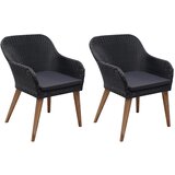  3-dijelni vrtni blagovaonski set crni | shoptok.hr
