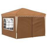 Zložljivi šotor za zabave Bež 288 x 288 x 245 cm Oxford tkanina, (5000212544) | Shoptok.si