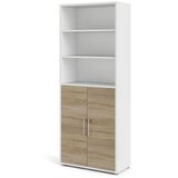 Tvilum Bijela/u prirodnoj boji modularna biblioteka u dekoru hrasta 89x222 cm Prima – | shoptok.hr