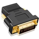 E-green Adapter DVI-I (24+5) Dual Link (M) - HDMI (F) crni