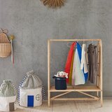 OYOY Mini Modra/kremno bela tekstilna otroška škatla za shranjevanje ø 34x52 cm Koya – | Shoptok.si