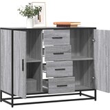  Komoda siva sonoma 92x35x76 cm inženirski les, (5000218074) | Shoptok.si