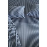 Jotex Bela/modra napenjalna rjuha iz organskega bombaža 160x200 cm Sima – | Shoptok.si
