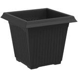  Kvadratna cvetlična posoda 24 pcs Črna 16 x 16 x 14 cm Plastika, (5000207503) | Shoptok.si