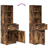 vidaXL Noćni ormarić boja hrasta 39x35x125 cm od konstruiranog drva | shoptok.hr