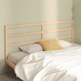Maison Chic posteljno vzglavje - vzglavna omarica - nočna omarica 206x4x100 cm trdna borovina, (21705357) | Shoptok.si