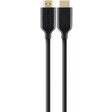 Belkin HDMI kabel HDMI-A vtič, HDMI-A vtič 2.00 m črna F3Y021bt2M avdio povratni kanal, pozlačeni konektorji, Ultra HD (4k) HDMI HDMI kabel, (20417827) | Shoptok.si