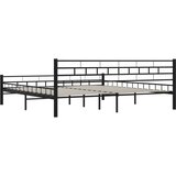  Okvir za krevet crni čelični 200 x 200 cm | shoptok.hr
