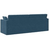  Podni kauč na razvlačenje Plava 213 x 70 x 77 cm Baršun | shoptok.hr