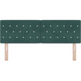  Uzglavlje Tamnozelena 144 cm Baršun | shoptok.hr