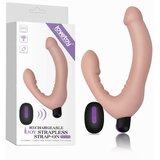  IJOY silikonski strap-on bez kaiša sa vibracijom, punjiv — 20,3 cm — LVTOY00307 Cene