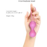 ove to Love LJoia - silikonska gejša lopta duo (roza) | shoptok.hr