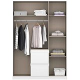 Rauch Möbel omara s klasičnimi vrati, srebrne barve, bela | Shoptok.si