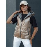 DStreet Women's quilted vest ICONVEST camel Cene