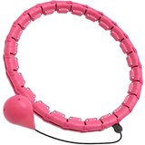 Solfit Hula hop za vadbo, Hulahop obroč z utežmi, Vrtenje uteži, Prilagodljiva velikost pasu (Roza) | SPINSLIM, (21297513) Cene