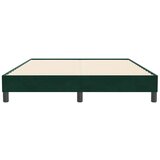  Okvir kreveta bez madraca tamnozeleni 140x210 cm baršun | shoptok.hr
