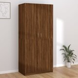 Furnova Garderobna omara rjavi hrast 90x52x200 cm konstruiran les, (21930232) Cene