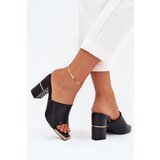 Boto Elegant women's sandals on a heel black Raiza | Shoptok.si
