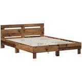  Krevetna konstrukcija Staro drvo 120 x 190 cm Konstruirano drvo | shoptok.hr