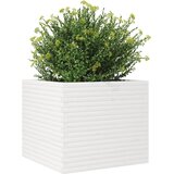  Vrtna sadilica bijela 80x80x68,5 cm od masivne borovine | shoptok.hr