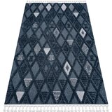 RugsX Preproge Preproga SEVILLA Y499B rešetka, rombi modra Čopk 240x330 cm Modra | Shoptok.si