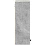 vidaXL kopalniška omarica z vrati betonsko siva 39 x 23.5 x 65 cm | Shoptok.si