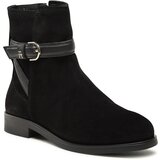 Tommy Hilfiger Škornji Elevated Essential Boot Suede FW0FW07482 Black BDS Cene