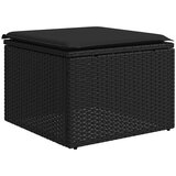  4-dijelni set vrtnih sofa od poliratana s jastucima crni | shoptok.hr