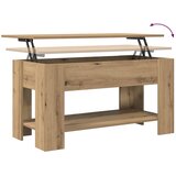  Stol za kavu Artisan hrast 101x49x52 cm izrađeno drvo | shoptok.hr