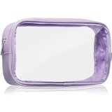 Notino Travel Collection Cosmetic bag transparentna kozmetička torbica M Purple 1 kom | shoptok.hr