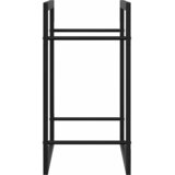  Stalak za drva za ogrjev mat crni 50x28x56 cm čelični | Eponuda.ba