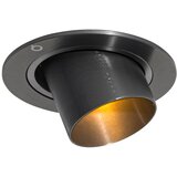 QAZQA Moderni vgradni reflektor pi&scaron;tola GU10 35 mm okrogel nagibni - Installa cene