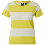 G-star Raw Majica gorčica / off-bela | Shoptok.si