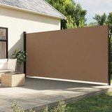  Bočna tenda na uvlačenje smeđesiva 200 x 500 cm | shoptok.hr