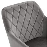 Livetastic naslanjač, les, kovina, tekstil siva, črna | Shoptok.si