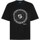 Karl Lagerfeld jeans Majica crna / bijela | shoptok.hr