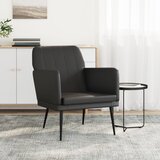  Fotelja crna 61 x 78 x 80 cm od umjetne kože | shoptok.hr