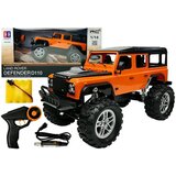  Licencirani auto na daljinsko upravljanje Land Rover Defender 1:14 - narančasti | shoptok.hr